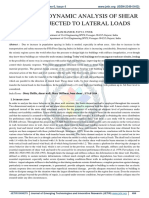 Static and Dynamic Analysis of Shear Wall Subjected To Lateral Loads