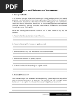 1 Concepts and Relevance of Assessment Worksheet