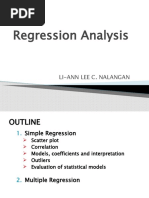 Regression Analysis: Li-Ann Lee C. Nalangan