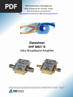 Datasheet: Ultra-Broadband Amplifier