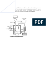 Abrasive Jet Machining: (AJM) Is One of The Advanced Machining Processes