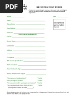 Election Registration Form 2021