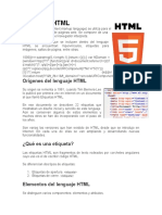 Lenguaje HTML