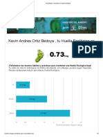 Resultados Calculadora Huella Ecológica