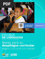 Bases para El Despliegue Curricular