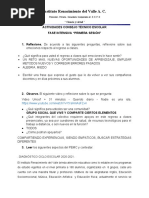 ACTIVIDADES CONSEJO TÉCNICO ESCOLAR. 1RA Sesión