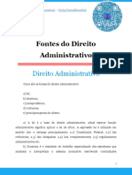 Fontes Do Direito Administrativo