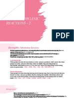 Electrophilic Substitution Reaction