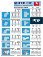 Price List U-Pvc Fittings: Elbow 90 TEE