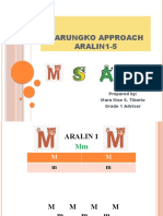 Marungko Approach 1-5