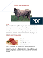 La Carne Como Materia Prima