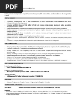 Sample RESUME 13.05 Yrs