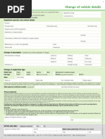 Change of Vehicle Details: What Are You Changing?