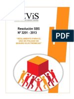 Resolución SBS #3201 - 2013