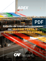 Estudio Del Sector Textil y Confecciones ADEx