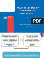 Liderazco y Organizacion Comunitaria