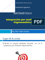 Integracion Por Sustitución Trigonometrica