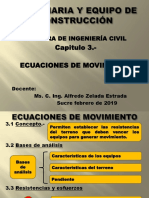 Ecuaciones de Movimiento