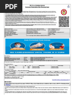 Irctcs E-Ticketing Service Electronic Reservation Slip (Personal User)