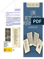 Folleto Petrarca