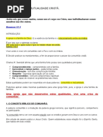 A Comunhão e A Mutualidade Cristã