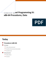 Machine-Level Programming IV: x86-64 Procedures, Data