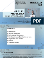 Semana 2.1 - El Problema de La Investigacion