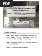 01 Introduction To Earthquake Engineering