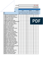 Planilla de Asistencia Físico