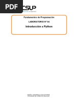 Lab 04 - Introducción A Python