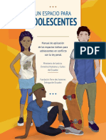 4 Un Espacio para Adolescentes Manual de Aplicacion de Espacios Ludicos