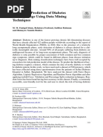 Likelihood Prediction of Diabetes at Early Stage Using Data Mining Techniques