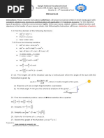 Summative 2nd Quarter 4 Precalculus