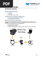 M-Series Sonars: Quickstart Guide