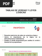 Tablas de Verdad y Leyes Lógicas-Distancia