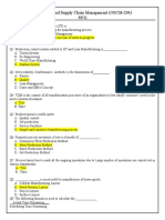 204 GC-10 Operations & Supply Chain Management MCQ