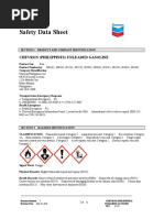 Safety Data Sheet: Chevron (Philippines) Unleaded Gasoline