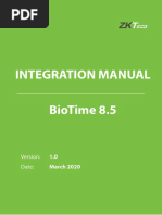 BioTime 8.5 Integration Manual