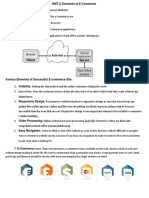 Elements of E-Commerce