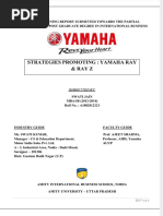 Internship Report of Yamaha