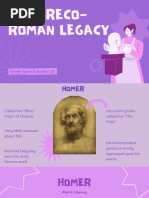 The Greco-Roman Legacy