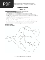 Examen Hydrologie 