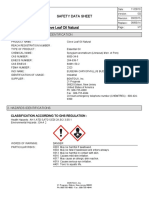 Clove Leaf Oil Natural: Safety Data Sheet