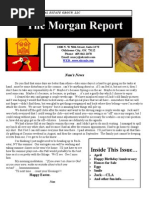 The Morgan Report: Inside This Issue