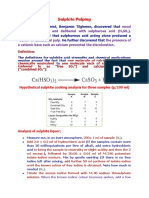 Sulphite Pulping11