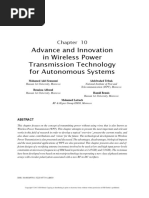 Advance and Innovation in Wireless Power Transmission Technology For Autonomous Systems