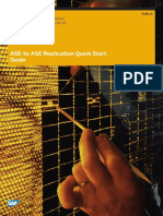 ASE-to-ASE Replication Quick Start Guide: SAP Replication Server 15.7.1 SP301 Document Version: 1.0 - 2015-09-30