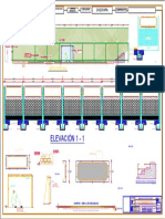 Plano de Corte y Detalles de Cancha