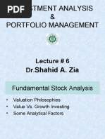 Investment Analysis & Portfolio Management