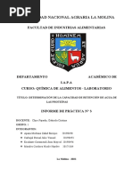 Informe n3 - Lab Quimica Alimentos